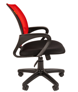 Кресло офисное CHAIRMAN 696 black Сетчатый акрил DW69 красный в Саранске - предосмотр 1