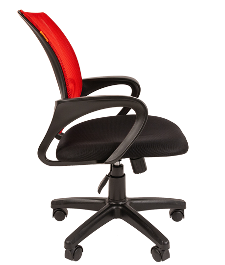 Кресло офисное CHAIRMAN 696 black Сетчатый акрил DW69 красный в Саранске - изображение 1
