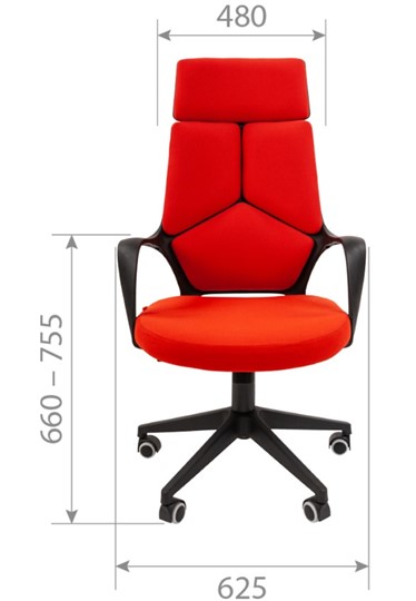 Кресло компьютерное CHAIRMAN 525, серое в Саранске - изображение 1