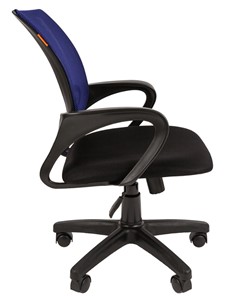 Офисное кресло CHAIRMAN 696 black Сетчатый акрил DW61 синий в Саранске - предосмотр 2