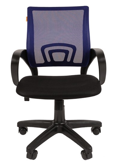 Офисное кресло CHAIRMAN 696 black Сетчатый акрил DW61 синий в Саранске - изображение 1