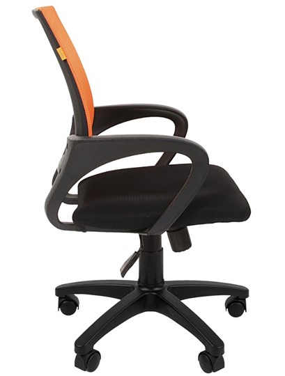 Офисное кресло CHAIRMAN 696 black Сетчатый акрил DW66 оранжевый в Саранске - изображение 5
