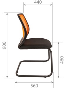 Кресло офисное CHAIRMAN 699V, цвет серый в Саранске - предосмотр 2