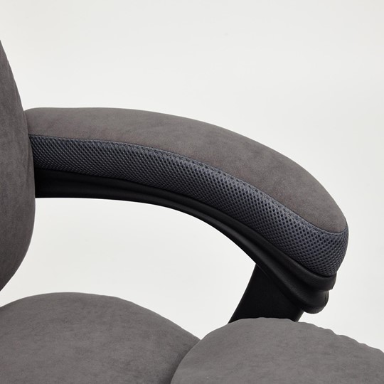 Кресло компьютерное DUKE флок/ткань, серый/серый, 29/TW-12 арт.14039 в Саранске - изображение 13