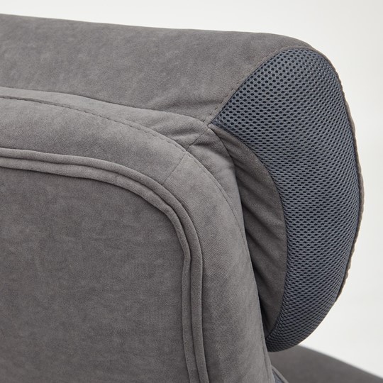Кресло компьютерное DUKE флок/ткань, серый/серый, 29/TW-12 арт.14039 в Саранске - изображение 16