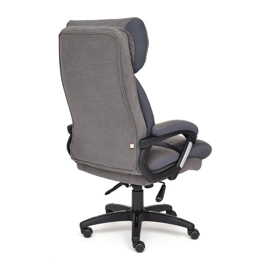 Кресло компьютерное DUKE флок/ткань, серый/серый, 29/TW-12 арт.14039 в Саранске - изображение 3
