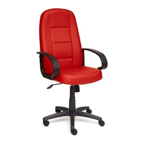 Кресло офисное СН747 кож/зам, красный, арт.7707 в Саранске
