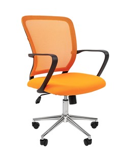 Офисное кресло CHAIRMAN 698 CHROME new Сетка TW-66 (оранжевый) в Саранске