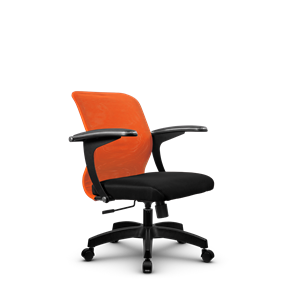Офисное кресло SU-M-4/подл.160/осн.001, Оранжевый/Черный в Саранске