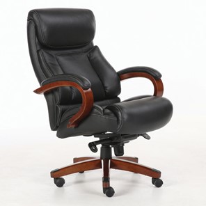 Кресло офисное Brabix Premium Infinity EX-707 (дерево, натуральная кожа, черное) 531826 в Саранске
