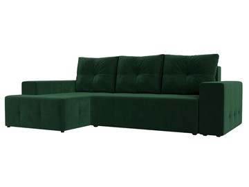Угловой диван Перри, Зеленый (велюр) в Саранске