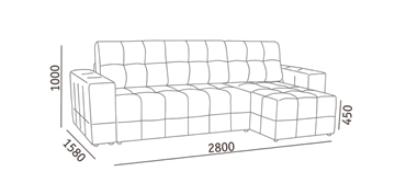 Угловой диван с оттоманкой Реал ДУ в Саранске - предосмотр 5