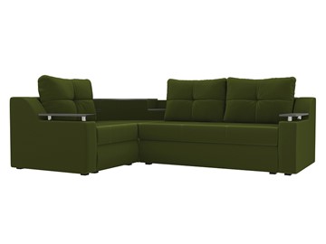 Угловой диван Тесей Боннель, Зеленый (Микровельвет) в Саранске