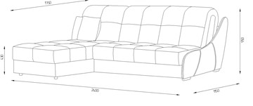 Угловой диван Токио (ППУ) в Саранске - предосмотр 1