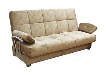 Прямой диван Милана 6 БД с хром. подлокотниками НПБ в Саранске