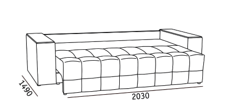Прямой диван Элегант БД 2022 в Саранске - изображение 5