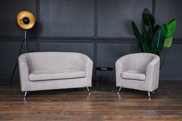 Комплект мебели Брамс  цвет бежевый диван 2Д + кресло в Саранске