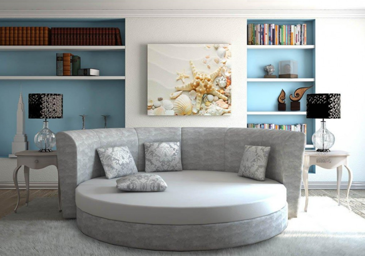 Круглый диван-кровать Смайл в Саранске - изображение 5