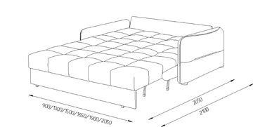 Прямой диван Токио 2 130 (ППУ) в Саранске - предосмотр 8
