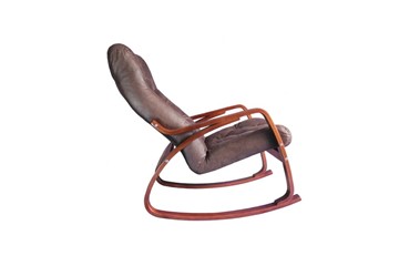 Кресло-качалка Гранд, замша шоколад в Саранске - предосмотр 1