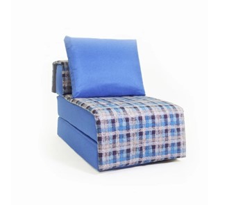Бескаркасное кресло-кровать Харви, синий - квадро в Саранске