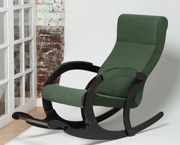 Кресло-качалка в гостиную Марсель, ткань Amigo Green 33-Т-AG в Саранске - предосмотр 3