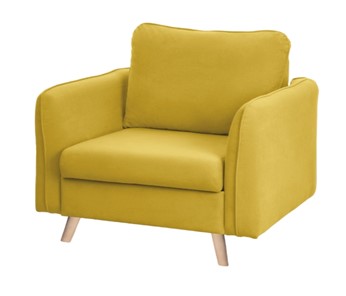 Кресло мягкое Бертон желтый в Саранске