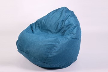 Кресло-мешок Юниор, рогожка синий в Саранске