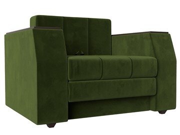 Кресло-кровать Атлантида, Зеленый (Микровельвет) в Саранске