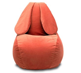 Кресло-мешок Зайка (длинные уши), оранжевый в Саранске
