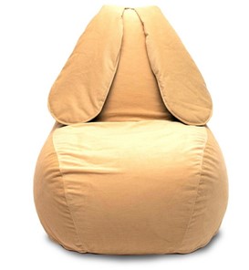 Кресло-игрушка Зайка (длинные уши), желтый в Саранске