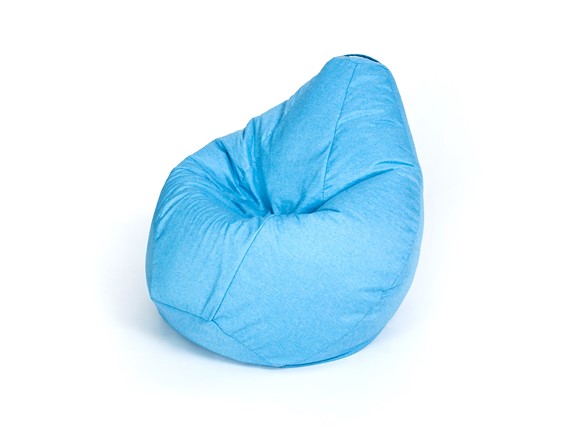 Кресло-мешок Хоум малое, голубое в Саранске - изображение