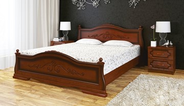 Спальная кровать Карина-1 (Орех) 90х200 в Саранске