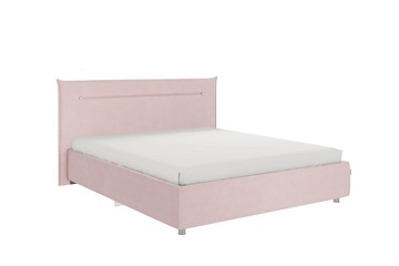 Кровать в спальню Альба 1.6, нежно-розовый (велюр) в Саранске