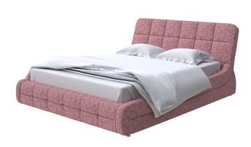 Спальная кровать Corso-6 140x200, Рогожка (Levis 62 Розовый) в Саранске
