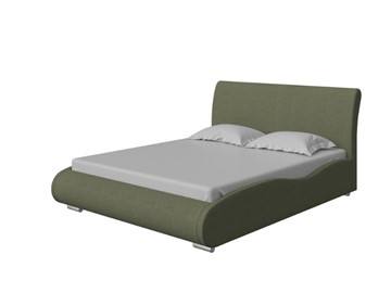 Кровать спальная Corso-8 Lite 140x200, Искусственная шерсть (Лама Авокадо) в Саранске