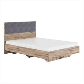 Кровать Николь (мод.1.3) 1,6 серый текстиль, с ортопедическим основанием в Саранске
