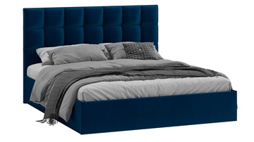 2-спальная кровать с подъемным механизмом Эмбер (Велюр Confetti Blue) в Саранске