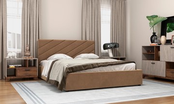 Кровать 2-спальная Юта 160х200 (вариант 3) с основанием в Саранске