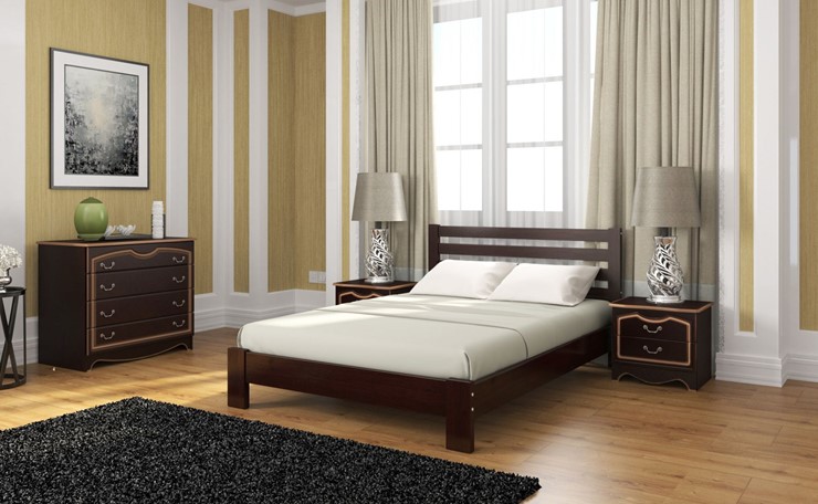 Кровать 2-спальная Вероника (Белый Античный) 160х200 в Саранске - изображение 4