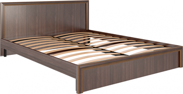 Кровать двуспальная Беатрис М07 (Орех Гепланкт) в Саранске