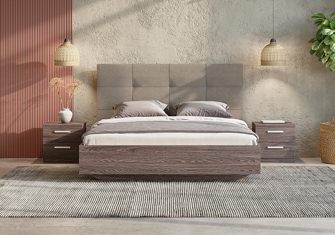 Спальная кровать Victoria (ясень анкор) 200х190 с основанием в Саранске - изображение 2