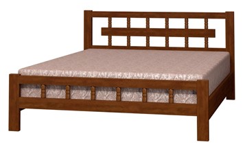 Спальная кровать Натали-5 (Орех) 140х200 в Саранске