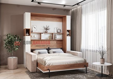 Кровать-шкаф с диваном Добрава, 1400х2000 в Саранске