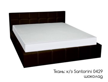 Спальная кровать Грета 140х200 (шоколад) без основания в Саранске