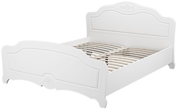 Кровать Лотос (Белый) 160х200 с основанием в Саранске - предосмотр 1