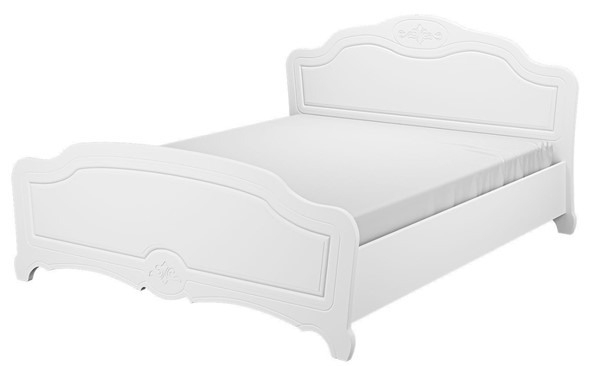 Кровать Лотос (Белый) 140х200 в Саранске - изображение