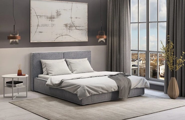 Спальная кровать с подъемным механизмом Наоми 1400 в Саранске - изображение 6