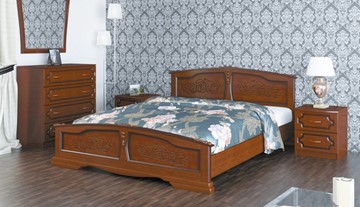 Спальная кровать Елена (Орех) 120х200 в Саранске