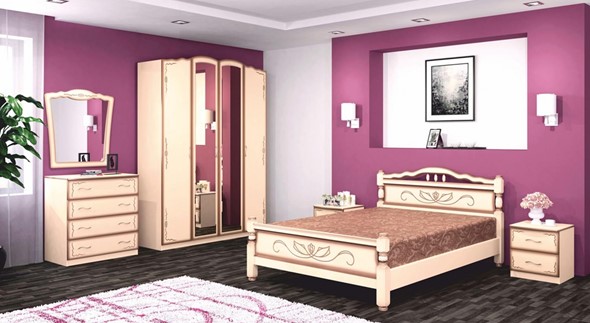 Гарнитур в спальню Виктория (Лак) в Саранске - изображение